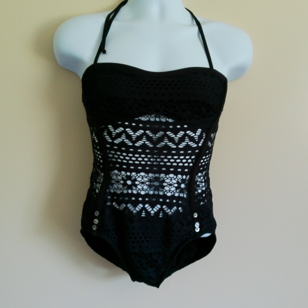 Robin Piccone Penelope Crochet Swimsuit